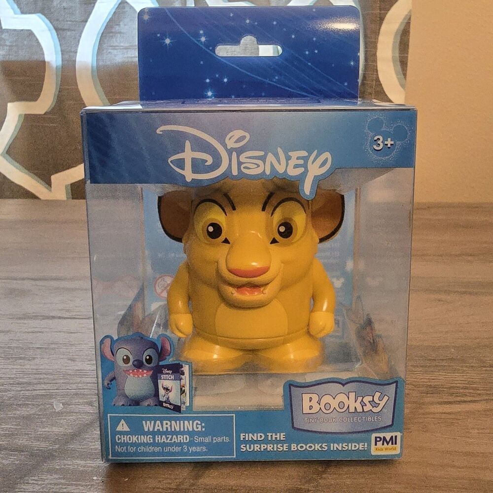 Disney Booksy Lion King Simba Collectible Figure PMI Kids’ World NIB